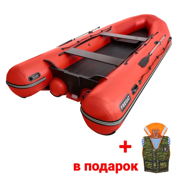 550 фм лайт джет Лодка + Бронирование (красный 113013)